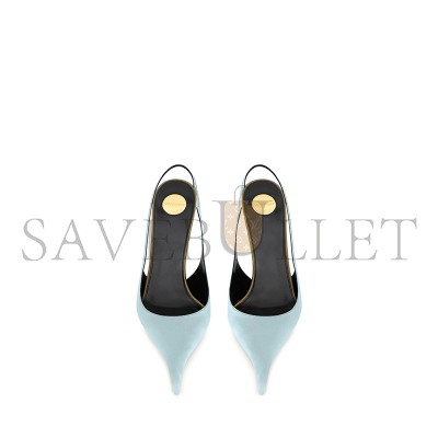 YSL DEROCHE SLINGBACK PUMPS IN SATIN CREPE 8591049QNAG4707